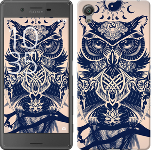 

Чехол Узорчатая сова для Sony Xperia X F5122 627449