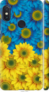 Чохол Жовто-блакитні квіти для Xiaomi Redmi Note 5 Pro