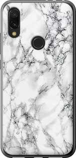 Чехол Мрамор белый для Xiaomi Redmi 7