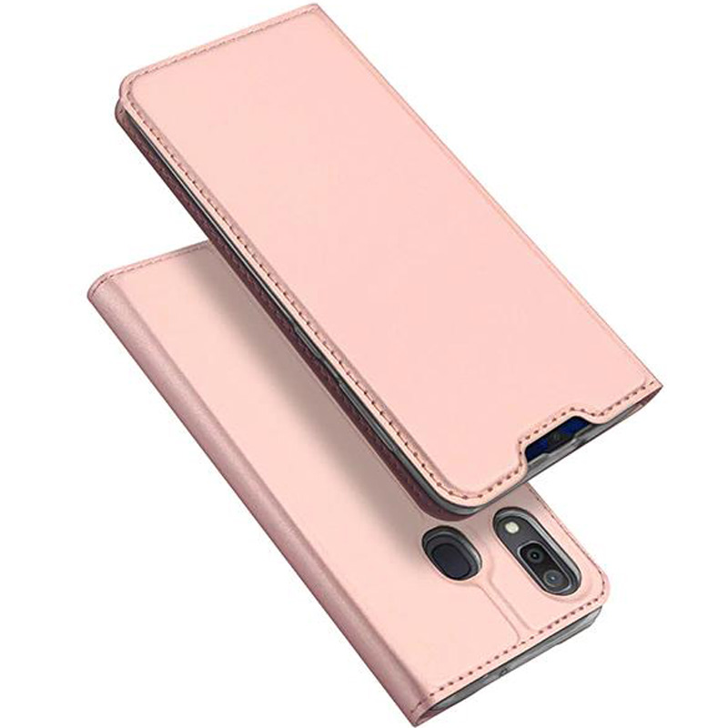 

Чехол-книжка Dux Ducis с карманом для Samsung Galaxy A30 (Rose Gold) 713474