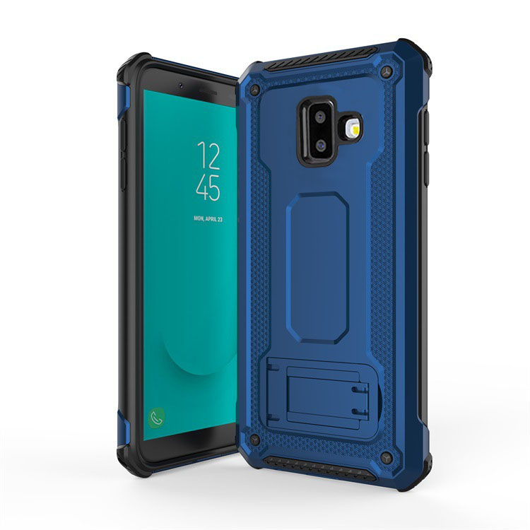 

TPU+PC чохол Deen Armor з кріпленням під магнітний тримач на Samsung Galaxy J6+ (2018) (J610F) (Синій) 681635