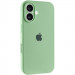 Чохол Silicone Case Full Camera Protective (AA) на Apple iPhone 16 Plus (6.7") (Зелений / Pistachio)