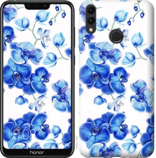 

Чехол Голубые орхидеи для Huawei Honor 8C 725265