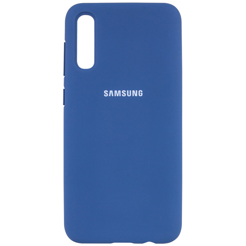 

Чехол Silicone Cover Full Protective (AA) для Samsung Galaxy A50 (A505F) (Синий / Navy Blue) 709003