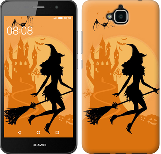 Чехол Ведьма на метле для Huawei Y6 Pro