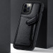 Кожаная накладка Nillkin Aoge (с карманом) для Apple iPhone 12 Pro / 12 (6.1") (Черный) в магазине vchehle.ua