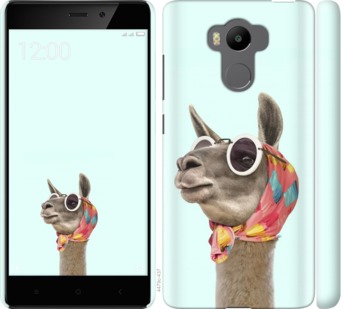 

Чехол Модная лама для Xiaomi Redmi 4 Prime 753284