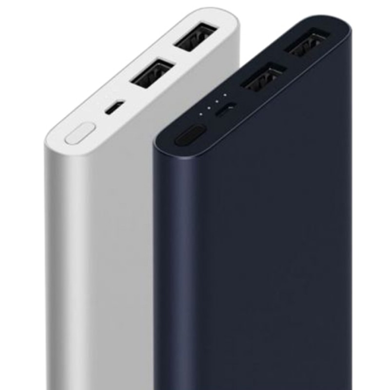 #Портативное зарядное устройство Xiaomi Mi Power Bank 2i/2s 10000mAh QC 3.0 (2 USB) Original