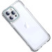 Фото TPU+PC чехол ColorCam для Apple iPhone 12 Pro (6.1") (Прозрачный / Бирюзовый) на vchehle.ua