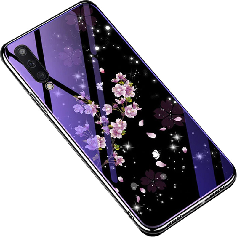 

TPU+Glass чехол Fantasy с глянцевыми торцами для Samsung Galaxy A30s (Цветение) 707337