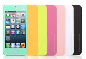 Пластиковая накладка ROCK NEW NakedShell series для Apple iPhone 5/5S/SE (+ цветная пленка)