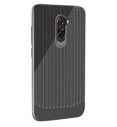 

TPU чехол Grill для Xiaomi Pocophone F1 (Черный (прозрачный)) 666081