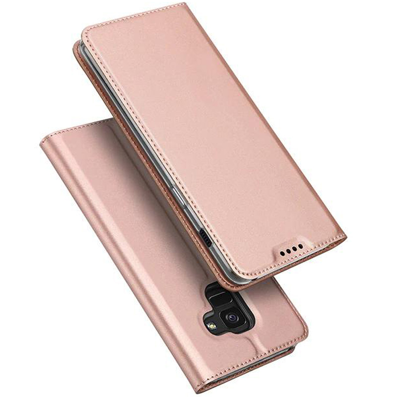 

Чохол-книжка Dux Ducis з кишенею для візиток на Samsung A730 Galaxy A8+ (2018) (Rose Gold) 664515
