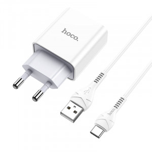 СЗУ Hoco C81A Asombroso 2.1A (1USB-A) + кабель USB to Type-C