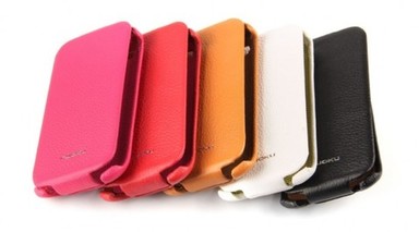 Кожаный чехол Nuoku (флип) для HTC Desire S (S510e) (+ пленка)