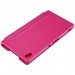 Купить Кожаный чехол (книжка) Nillkin Sparkle Series для Sony Xperia Z3+/Xperia Z3+ Dual (Розовый) на vchehle.ua