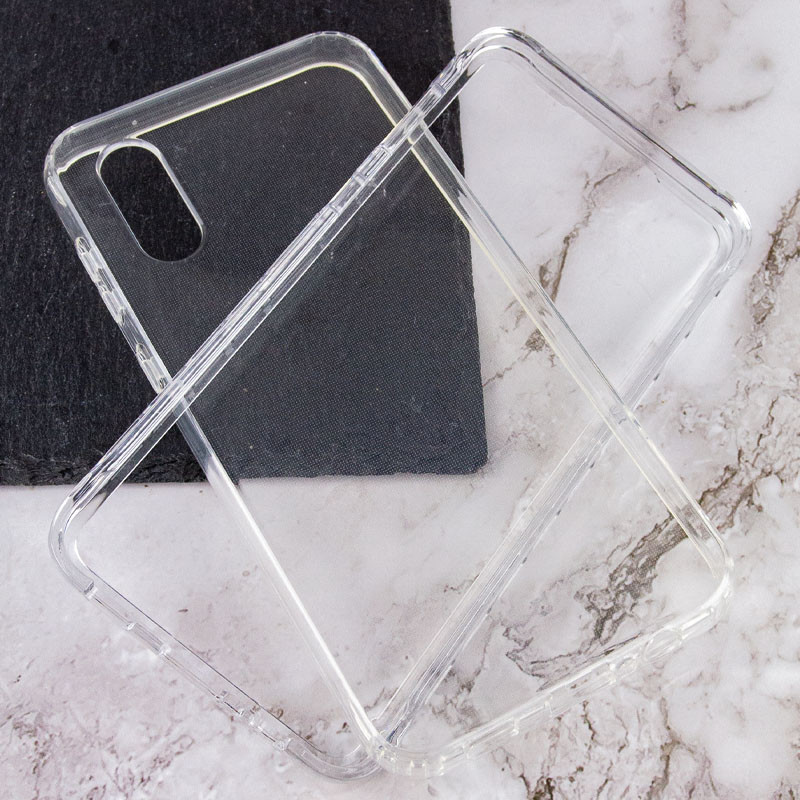Фото Чохол TPU + PC Full Body з захистом 360 на Samsung Galaxy A02 (Прозорий) в маназині vchehle.ua