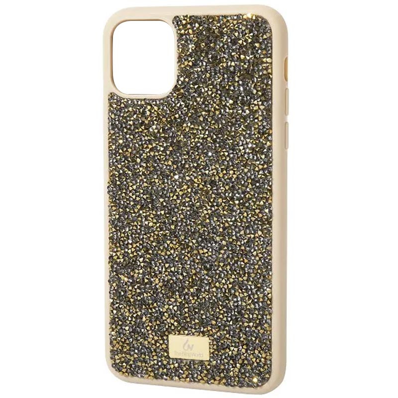 TPU чохол Bling World Rock Diamond на Apple iPhone 16 Pro (6.3") (Золотий)