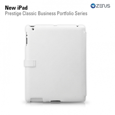 Кожаный чехол (2 цвета) Zenus Prestige Classic Business Portfolio Series для New iPad 3 / iPad 2