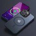 Фото TPU+PC чехол Metal Buttons with  Magnetic Safe Colorful для Apple iPhone 13 Pro (6.1") (Синий) на vchehle.ua