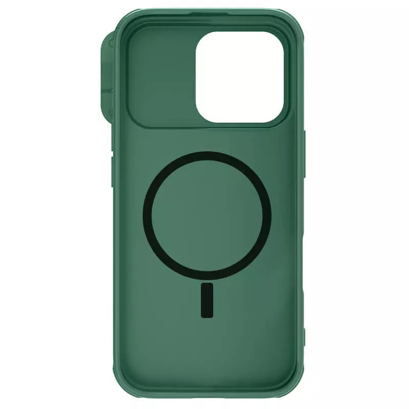 Замовити Карбонова накладка Nillkin CamShield Pro Magnetic на Apple iPhone 16 Pro Max (6.9") (Deep Green) на vchehle.ua