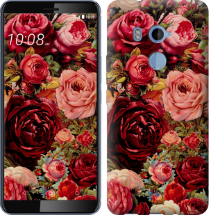 

Чехол Цветущие розы для HTC U11 Plus 629339