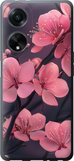 Чохол Пурпурна сакура на Oppo A98