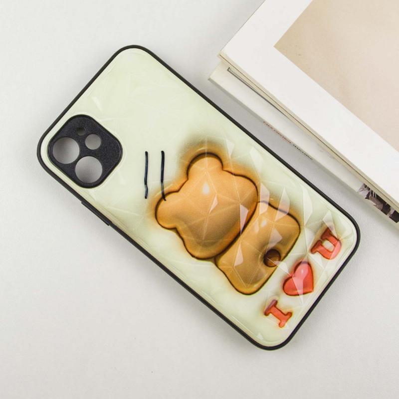 Фото TPU+PC чохол Prisma Fluffie на Apple iPhone 11 (6.1") (Bear) в маназині vchehle.ua