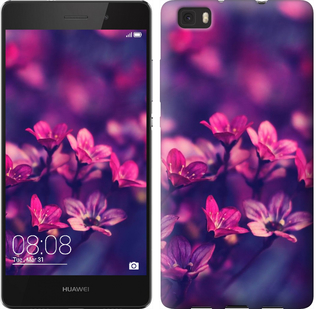 

Чехол Пурпурные цветы для Huawei Ascend P8 Lite 176717