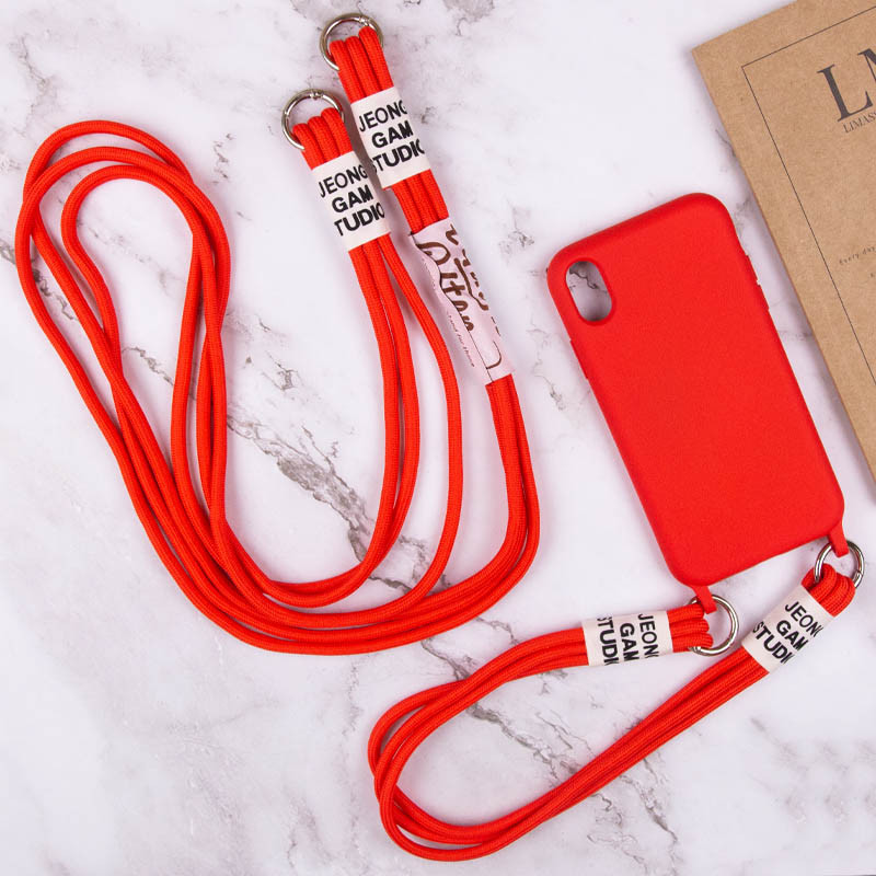 Заказать Чехол TPU two straps California для Apple iPhone XR (6.1") (Красный) на vchehle.ua