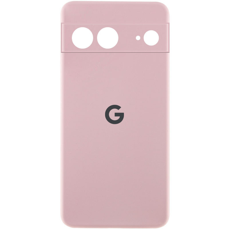 Чохол Silicone Cover Lakshmi Full Camera (AAA) with Logo на Google Pixel 8 (Рожевий / Pink Sand)