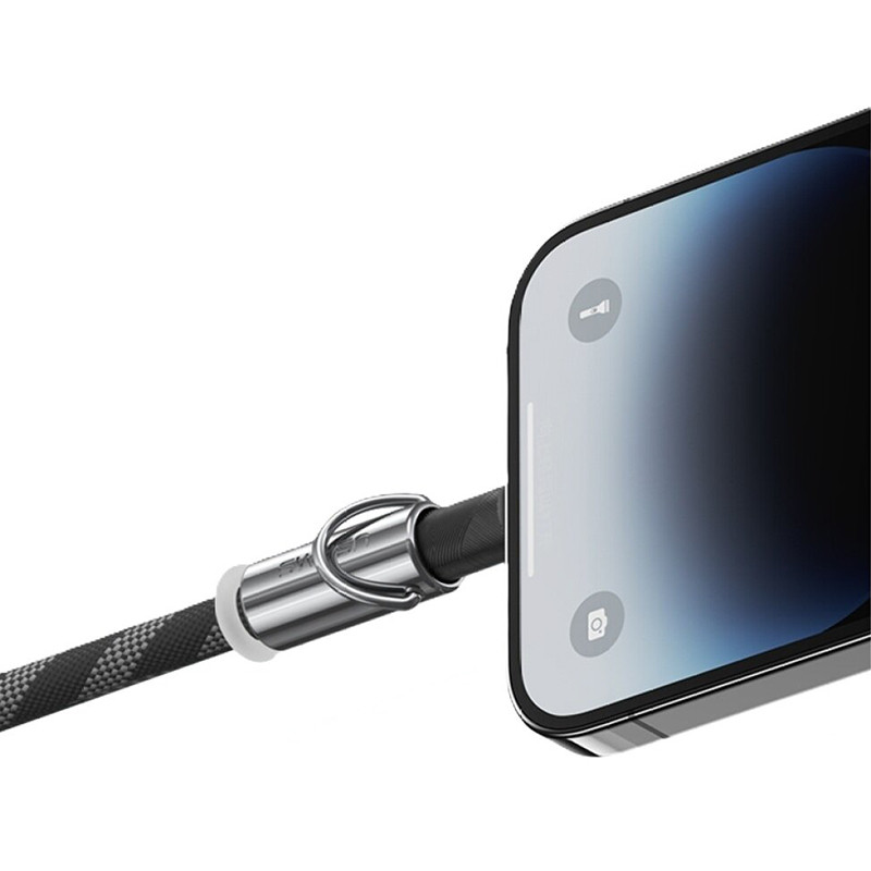 Дата кабель-шнурок Usams US-SJ746 Type-C to Lightning 30W (1.2m) (Black) в магазине vchehle.ua