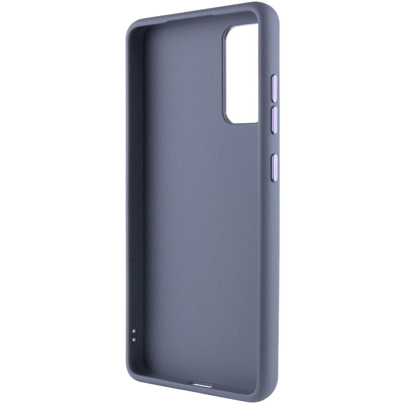 Фото TPU чохол Bonbon Metal Style with Magnetic safe на Samsung Galaxy S24 (Сірий / Lavender) в маназині vchehle.ua