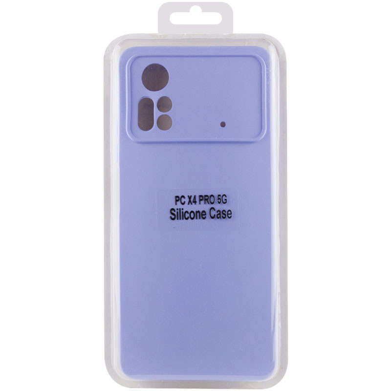 Купити Чохол Silicone Cover Lakshmi Full Camera (A) на Xiaomi Poco X4 Pro 5G (Бузковий / Dasheen) на vchehle.ua