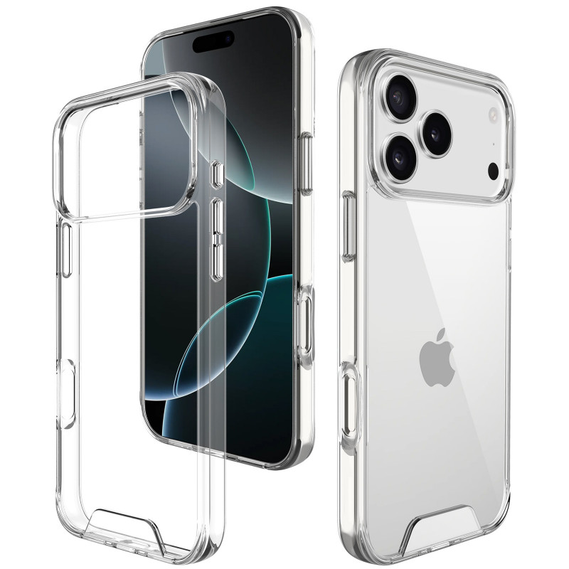 Чохол TPU Space Case transparent на Apple iPhone 17 Pro Max (6.9") (Прозорий) в магазині vchehle.ua