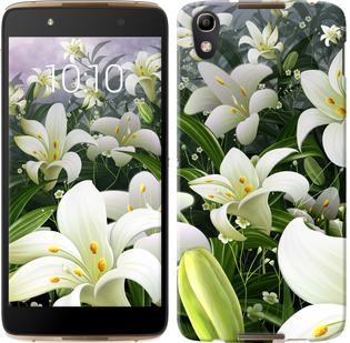 

Чехол Белые лилии для Alcatel idol 4 245975