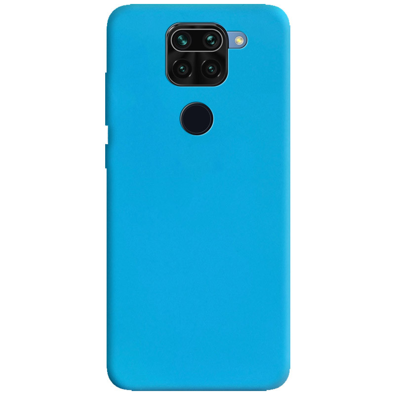 

Силіконовий чохол Candy на Xiaomi Redmi Note 9 / Redmi 10X (Блакитний) 924695