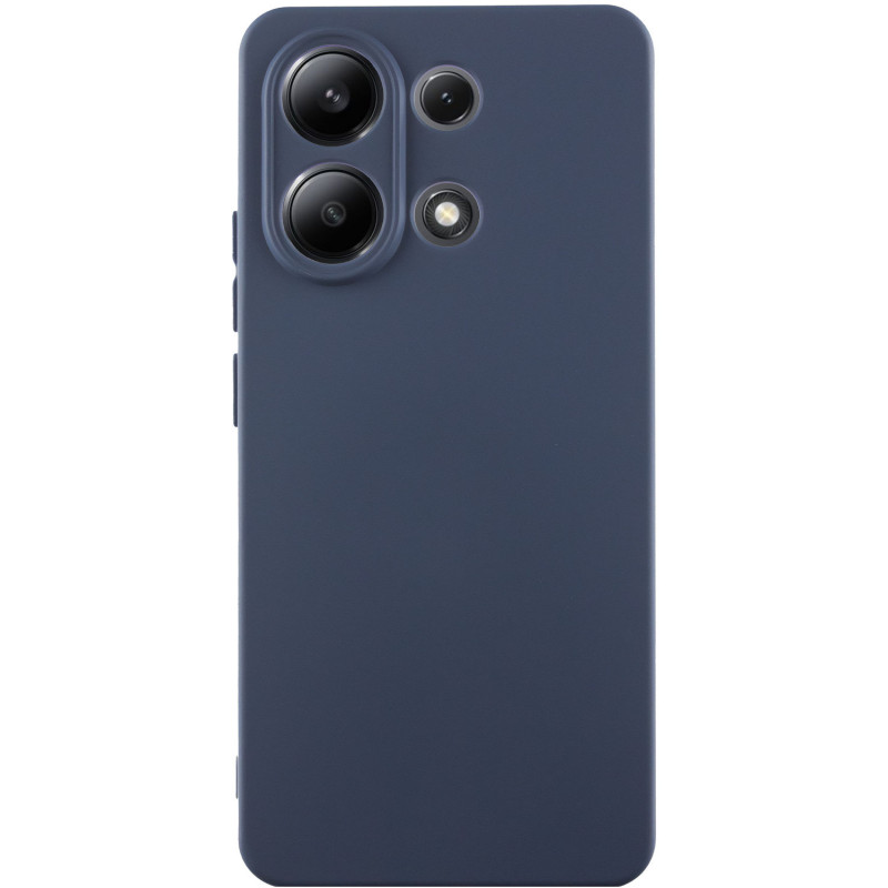 Чехол Silicone Cover Lakshmi Full Camera (AAA) для Xiaomi Redmi Note 13 5G (Темно-синий / Midnight blue)