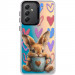 TPU+PC чохол TakiTaki Love magic glow для Samsung Galaxy A54 5G (Sweet rabbit / Pink / Purple)