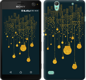 

Чехол Иллюстрация ночного города для Sony Xperia C4 E5333 592356
