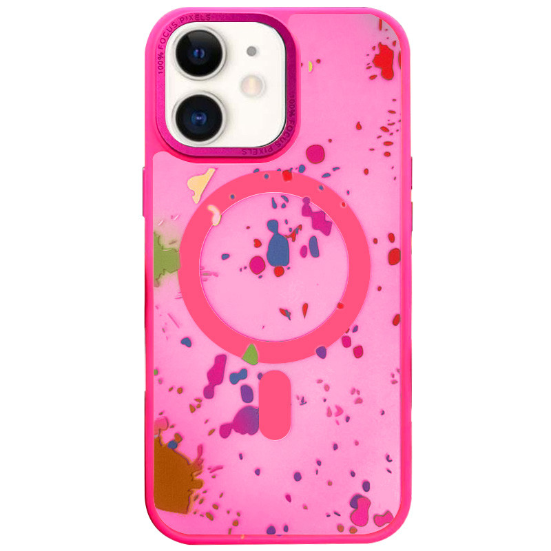 Чохол TPU+PC Flush with Magnetic Safe на Apple iPhone 11 (6.1") (Barbie Pink)