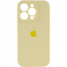 Чохол Silicone Case Full Camera Protective (AA) на Apple iPhone 16 Pro (6.3") (Жовтий / Mellow Yellow)