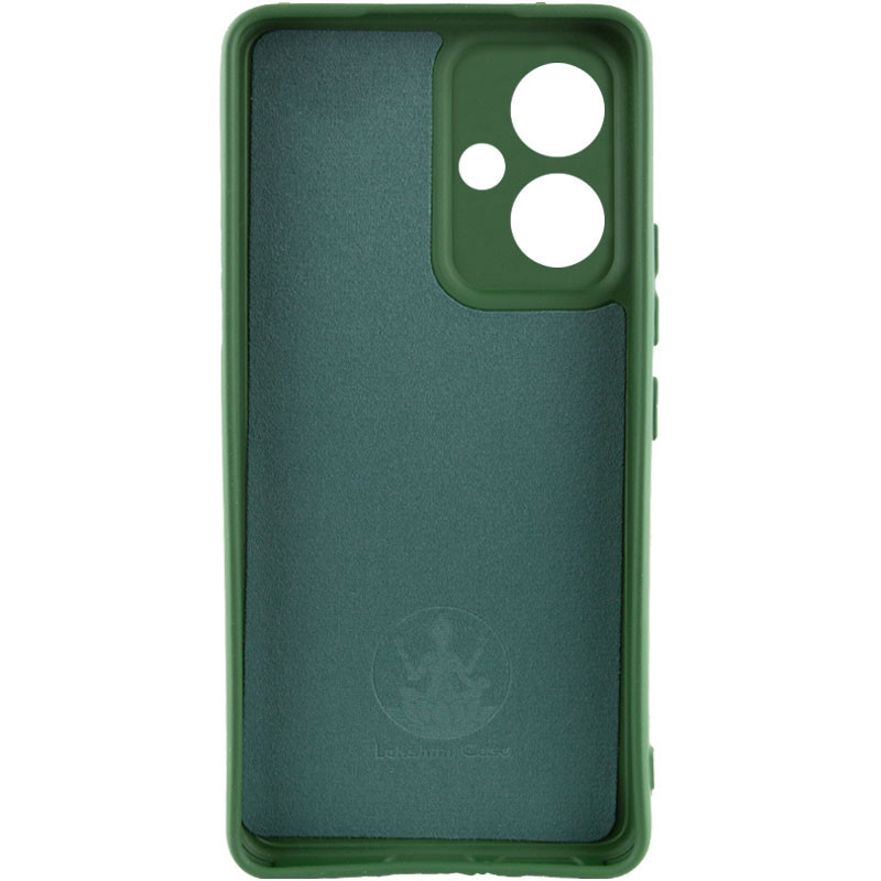 Фото Чохол Silicone Cover Lakshmi Full Camera (AA) на Xiaomi Redmi 13 4G / Poco M6 4G (Зелений / Dark green) на vchehle.ua