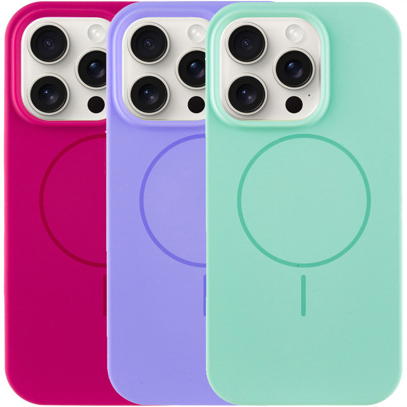 Чехол Silicone Case Full Protective (AA) NO LOGO with Magnetic Safe для Apple iPhone 14 Pro (6.1")