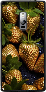 Чехол Золотая клубника для OnePlus 2