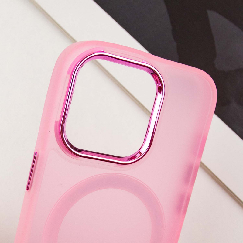 Купити Чохол TPU+PC Lily with Magnetic safe на Apple iPhone 14 Pro Max (6.7") (Light Pink) на vchehle.ua