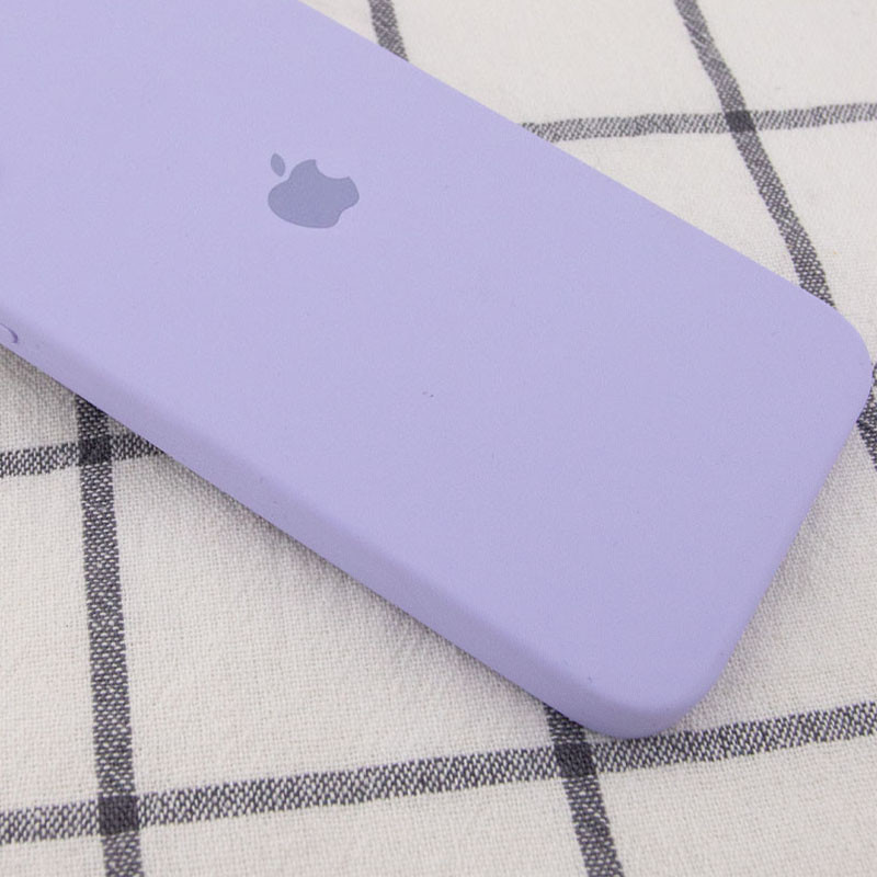 Фото Чохол Silicone Case Square Full Camera Protective (AA) на Apple iPhone 11 (6.1") (Бузковий / Dasheen) на vchehle.ua