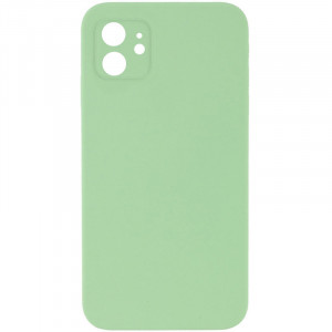 Silicone Case Square Full Camera Protective (AA) NOLOGO на Apple iPhone 11 (6.1")