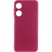 Чехол Silicone Cover Lakshmi Full Camera (A) для Oppo A38 / A18 (Бордовый / Marsala)