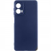 Чохол Silicone Cover Lakshmi Full Camera (AA) на Motorola Moto G24 (Синій / Midnight Blue)
